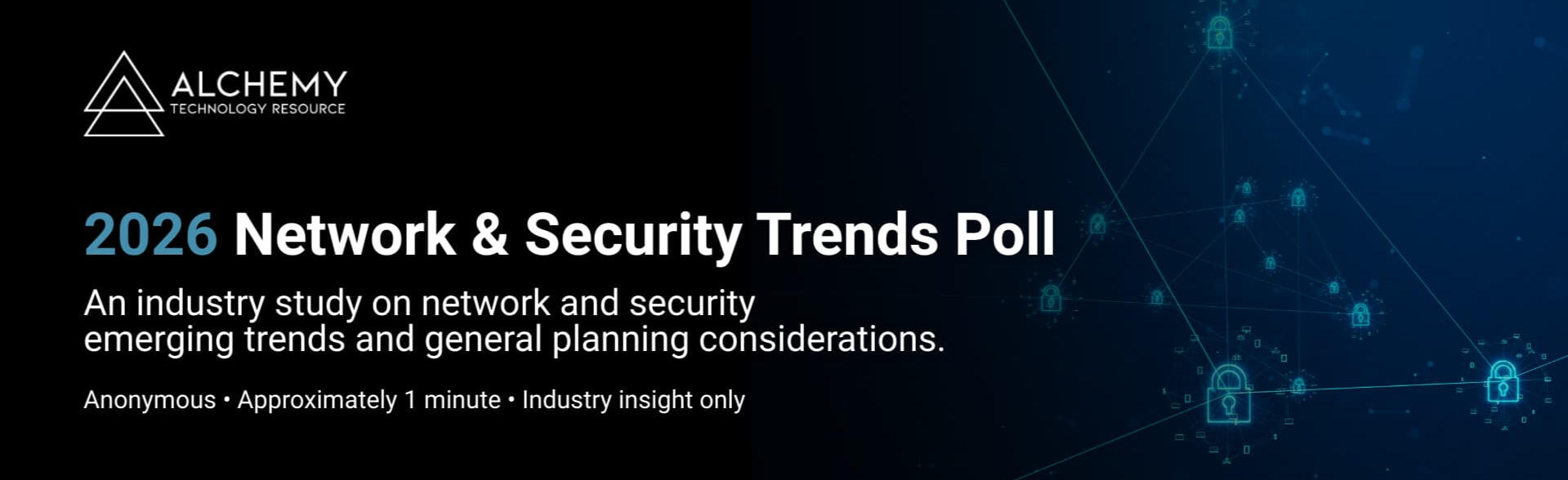 Abstract technology background representing network & security planning considerations for 2026